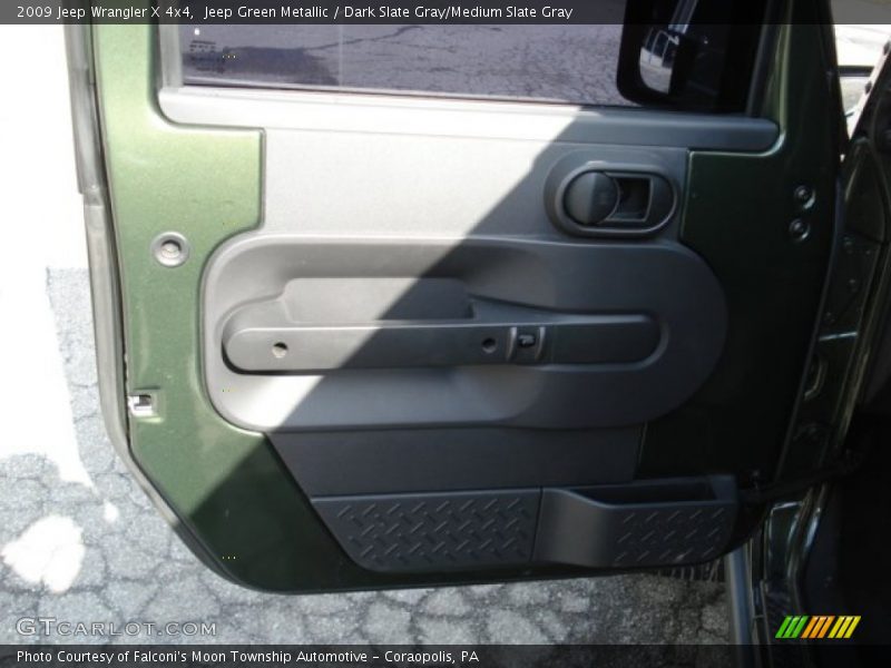 Jeep Green Metallic / Dark Slate Gray/Medium Slate Gray 2009 Jeep Wrangler X 4x4