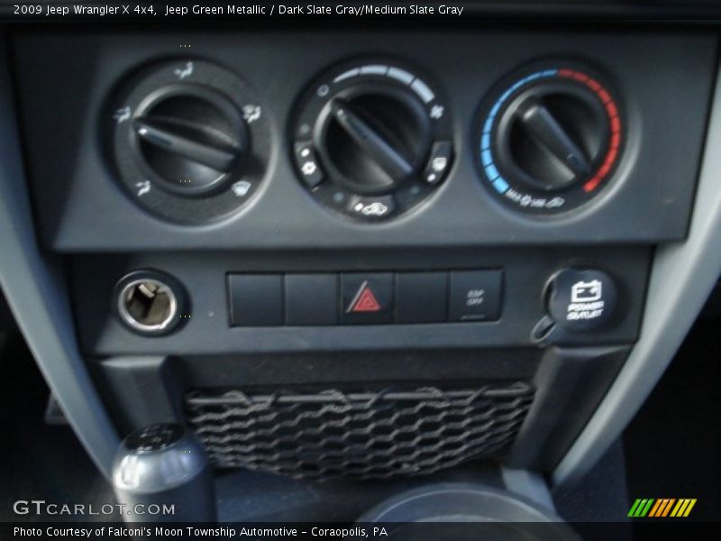 Jeep Green Metallic / Dark Slate Gray/Medium Slate Gray 2009 Jeep Wrangler X 4x4