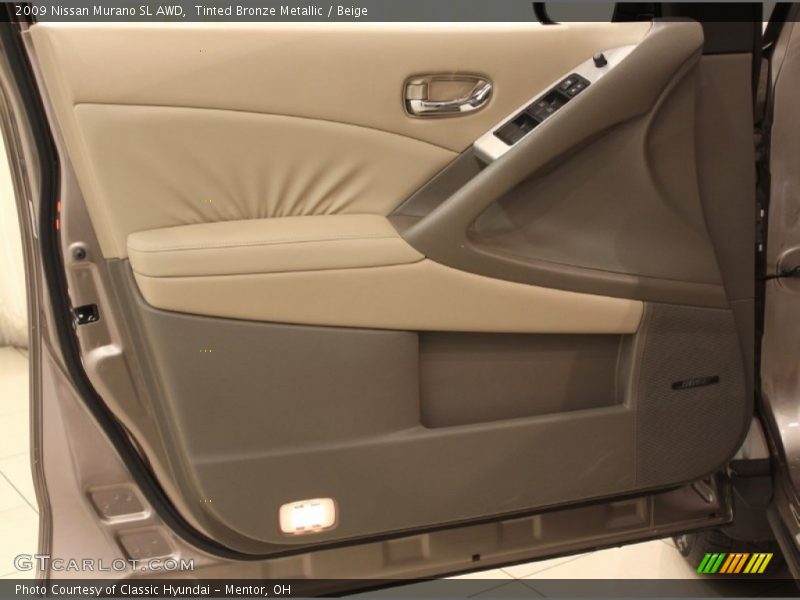 Tinted Bronze Metallic / Beige 2009 Nissan Murano SL AWD