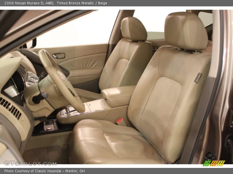 Tinted Bronze Metallic / Beige 2009 Nissan Murano SL AWD