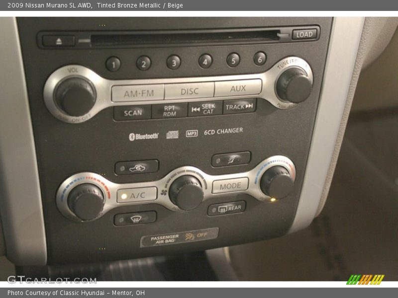 Tinted Bronze Metallic / Beige 2009 Nissan Murano SL AWD
