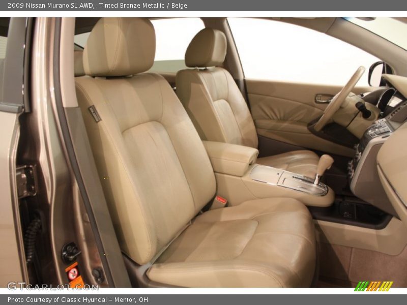Tinted Bronze Metallic / Beige 2009 Nissan Murano SL AWD