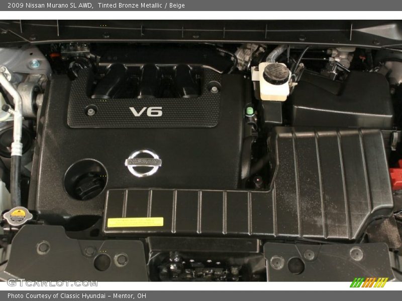 Tinted Bronze Metallic / Beige 2009 Nissan Murano SL AWD