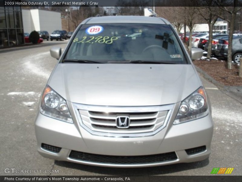 Silver Pearl Metallic / Gray 2009 Honda Odyssey EX