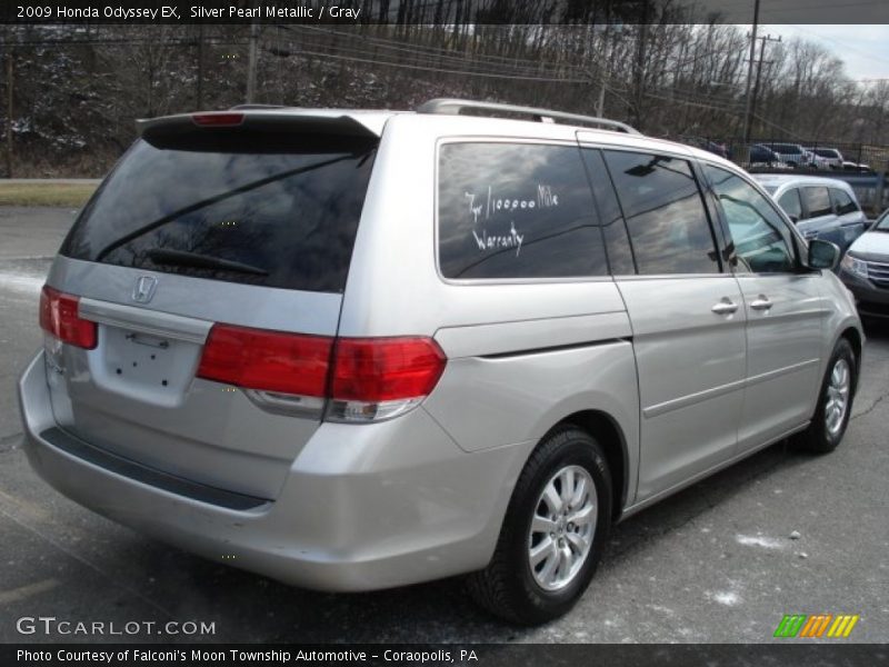 Silver Pearl Metallic / Gray 2009 Honda Odyssey EX