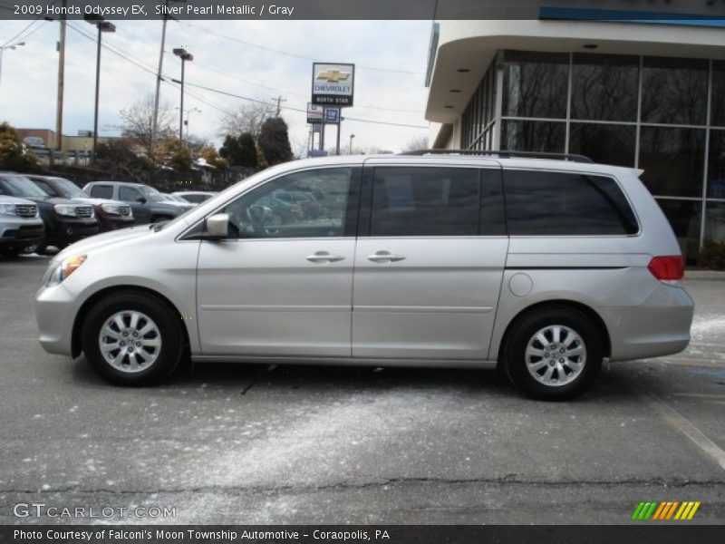 Silver Pearl Metallic / Gray 2009 Honda Odyssey EX