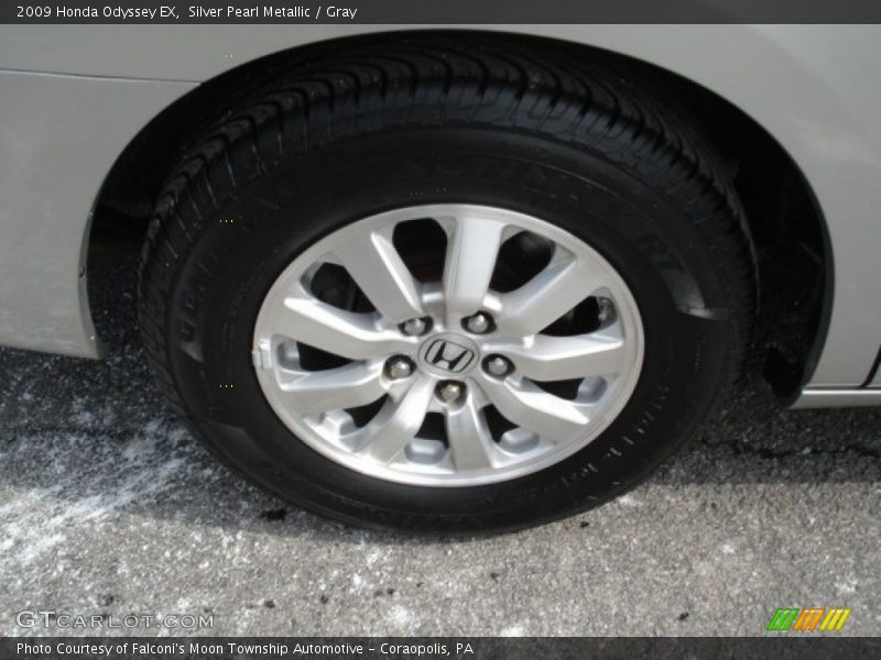 Silver Pearl Metallic / Gray 2009 Honda Odyssey EX
