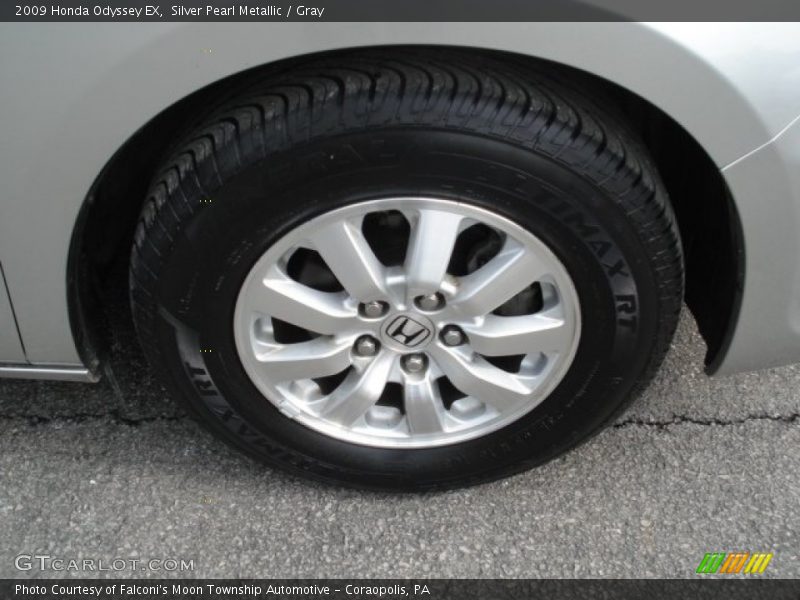 Silver Pearl Metallic / Gray 2009 Honda Odyssey EX