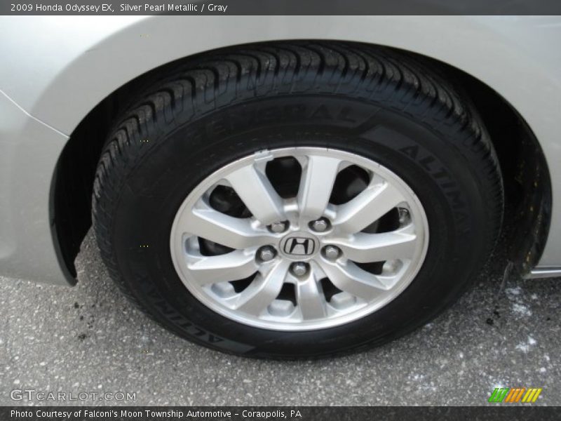Silver Pearl Metallic / Gray 2009 Honda Odyssey EX