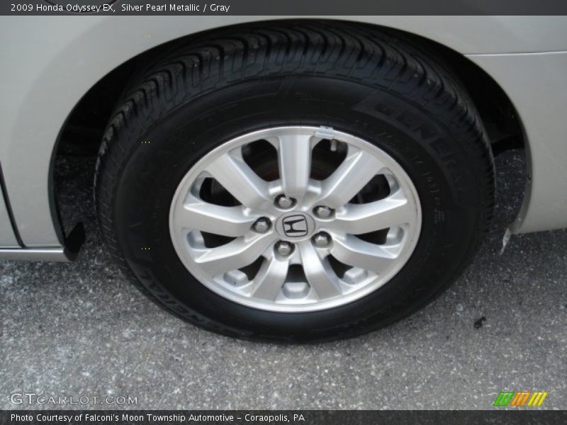 Silver Pearl Metallic / Gray 2009 Honda Odyssey EX