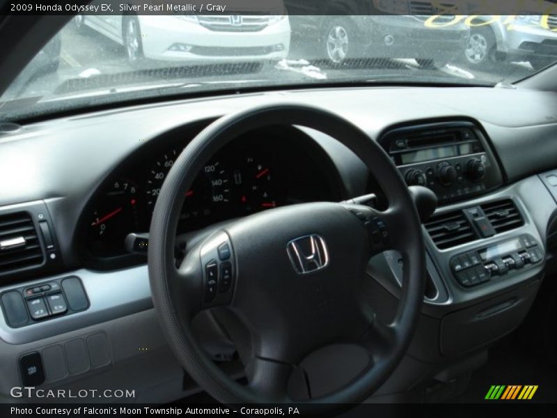 Silver Pearl Metallic / Gray 2009 Honda Odyssey EX