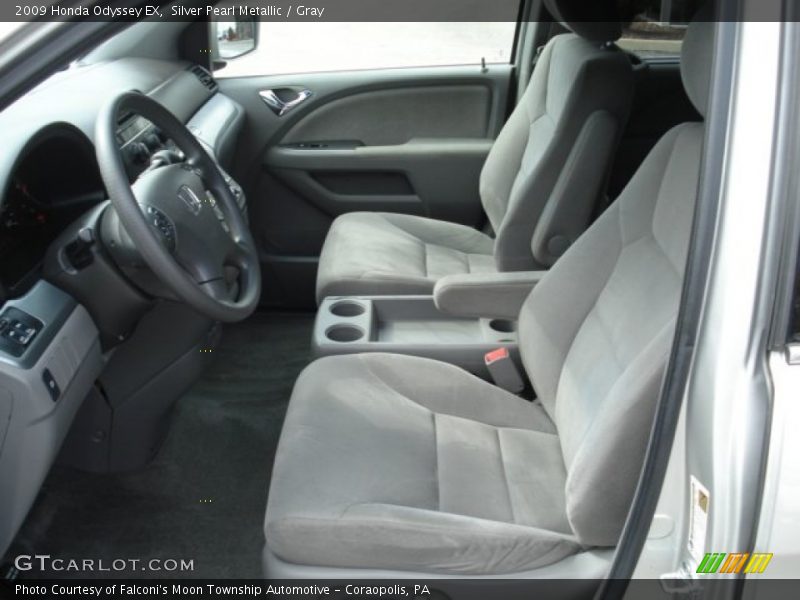 Silver Pearl Metallic / Gray 2009 Honda Odyssey EX