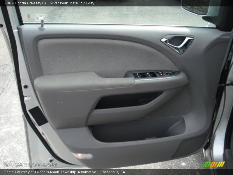Silver Pearl Metallic / Gray 2009 Honda Odyssey EX