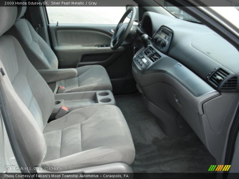 Silver Pearl Metallic / Gray 2009 Honda Odyssey EX