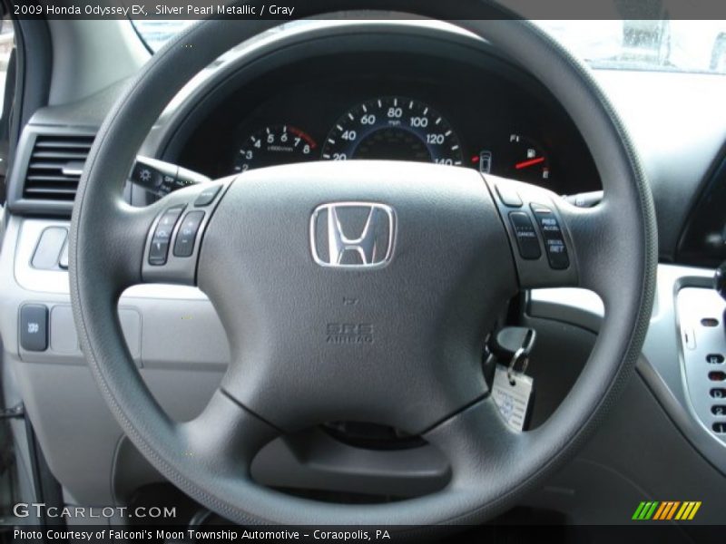 Silver Pearl Metallic / Gray 2009 Honda Odyssey EX