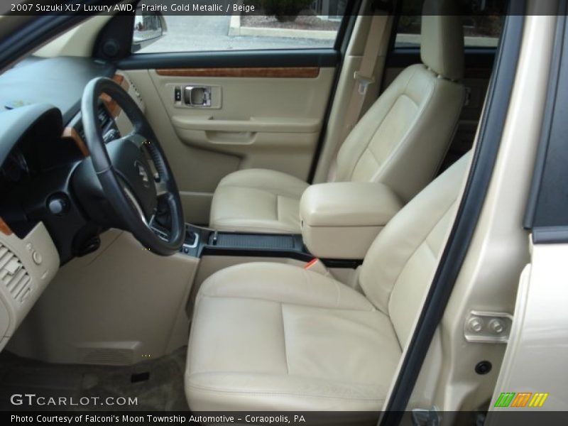 Prairie Gold Metallic / Beige 2007 Suzuki XL7 Luxury AWD