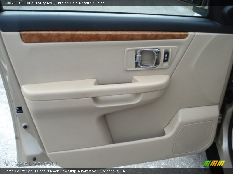Prairie Gold Metallic / Beige 2007 Suzuki XL7 Luxury AWD