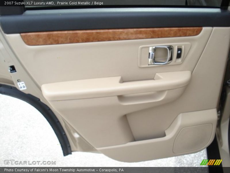 Prairie Gold Metallic / Beige 2007 Suzuki XL7 Luxury AWD