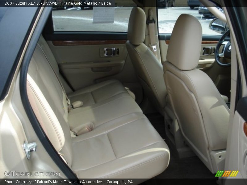 Prairie Gold Metallic / Beige 2007 Suzuki XL7 Luxury AWD