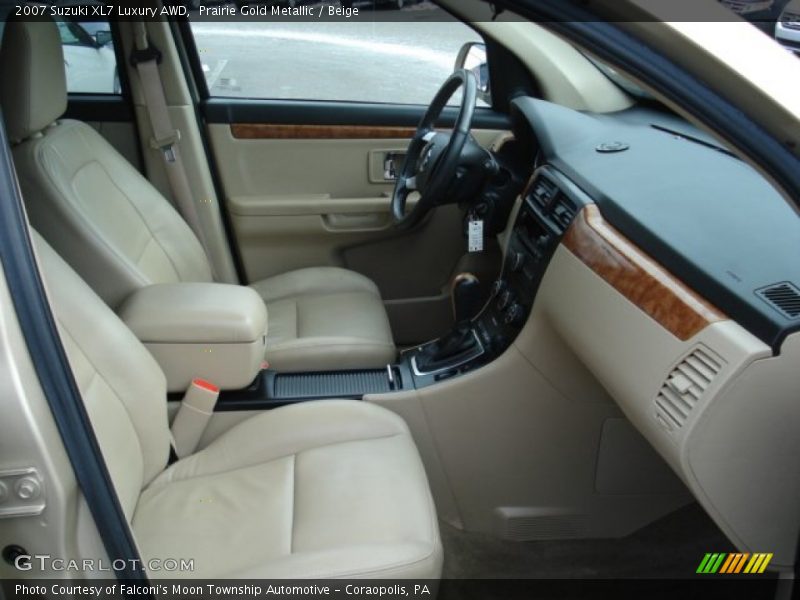 Prairie Gold Metallic / Beige 2007 Suzuki XL7 Luxury AWD