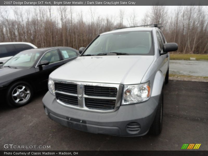 Bright Silver Metallic / Dark Slate Gray/Light Slate Gray 2007 Dodge Durango SXT 4x4
