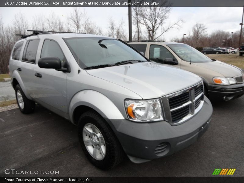 Bright Silver Metallic / Dark Slate Gray/Light Slate Gray 2007 Dodge Durango SXT 4x4