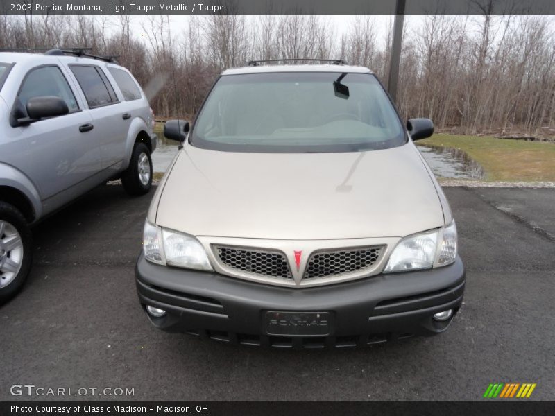 Light Taupe Metallic / Taupe 2003 Pontiac Montana