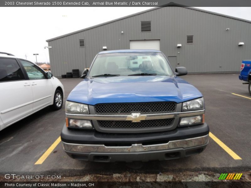 Arrival Blue Metallic / Dark Charcoal 2003 Chevrolet Silverado 1500 Extended Cab