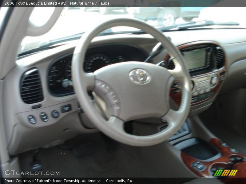 Natural White / Taupe 2006 Toyota Sequoia Limited 4WD
