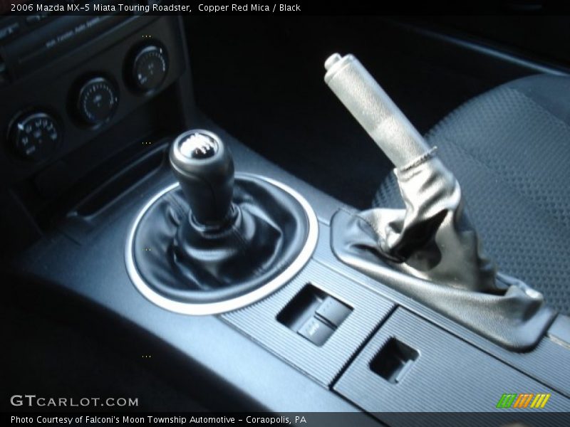 Copper Red Mica / Black 2006 Mazda MX-5 Miata Touring Roadster