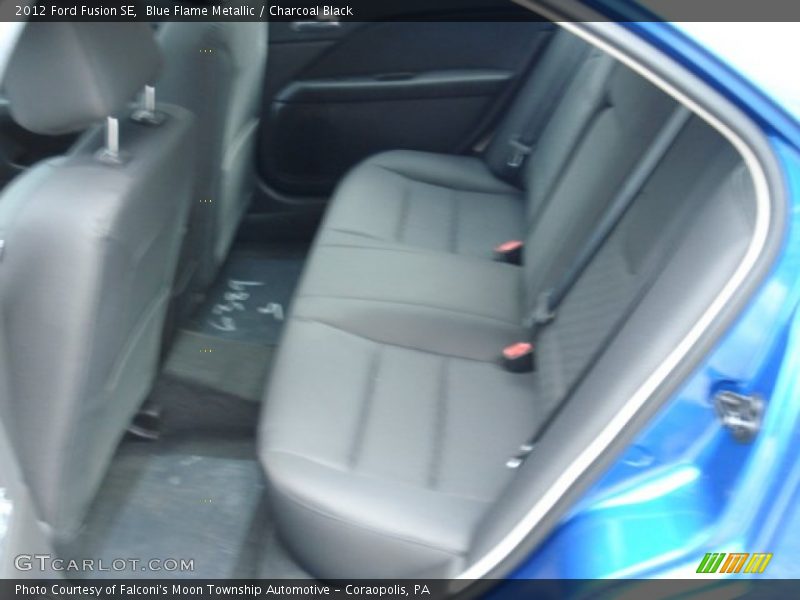 Blue Flame Metallic / Charcoal Black 2012 Ford Fusion SE