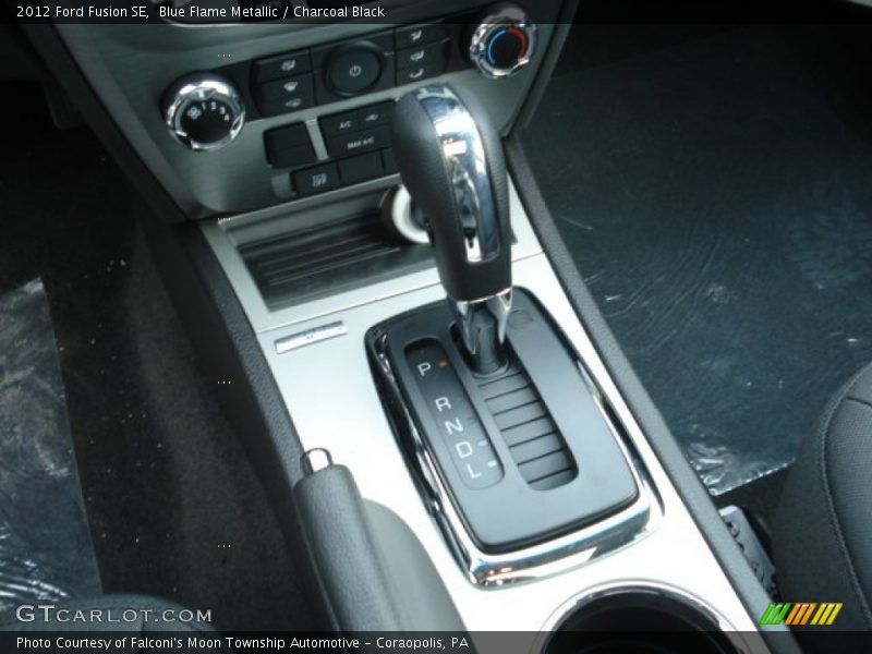 Blue Flame Metallic / Charcoal Black 2012 Ford Fusion SE