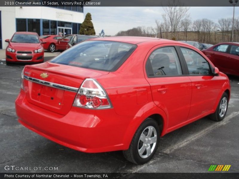 Victory Red / Charcoal 2010 Chevrolet Aveo LT Sedan