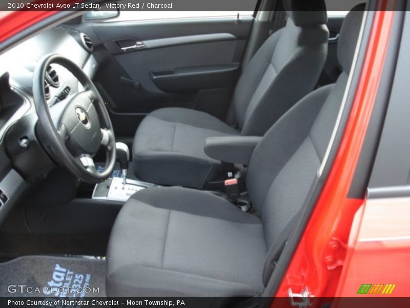 Victory Red / Charcoal 2010 Chevrolet Aveo LT Sedan