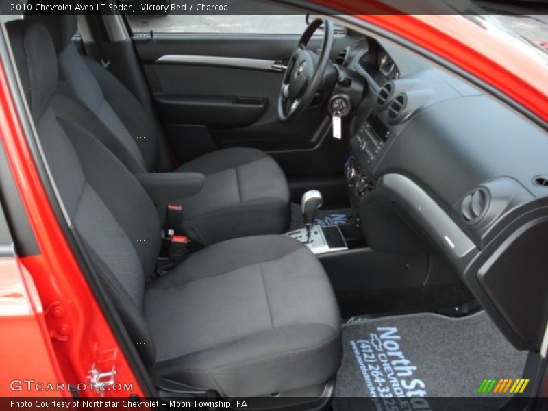 Victory Red / Charcoal 2010 Chevrolet Aveo LT Sedan