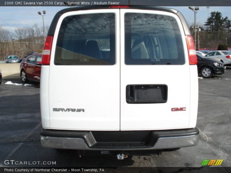 Summit White / Medium Pewter 2006 GMC Savana Van 2500 Cargo