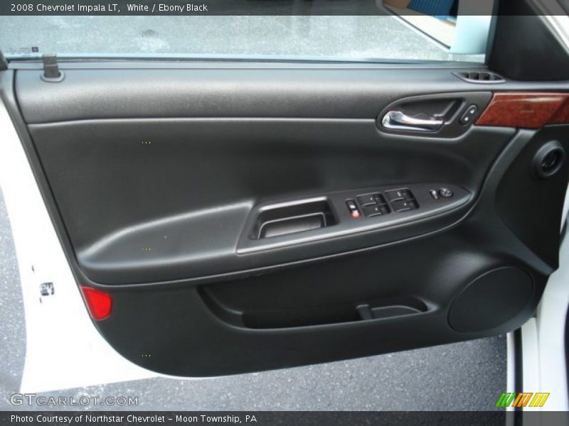 White / Ebony Black 2008 Chevrolet Impala LT