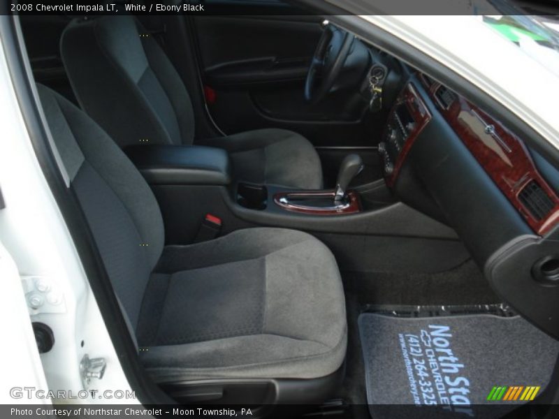 White / Ebony Black 2008 Chevrolet Impala LT