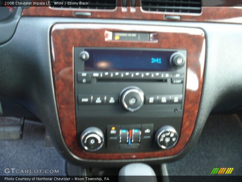 White / Ebony Black 2008 Chevrolet Impala LT