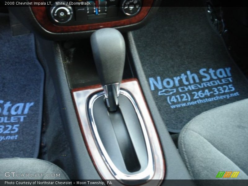 White / Ebony Black 2008 Chevrolet Impala LT