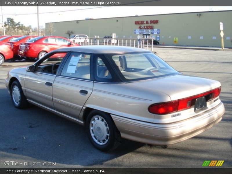Mocha Frost Metallic / Light Graphite 1993 Mercury Sable GS Sedan