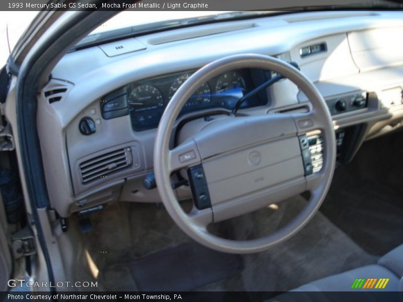 Mocha Frost Metallic / Light Graphite 1993 Mercury Sable GS Sedan