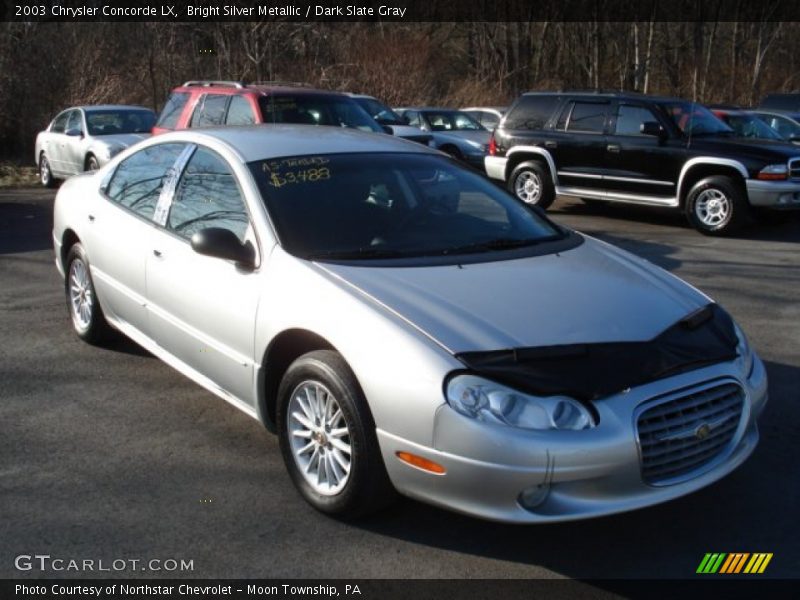 Bright Silver Metallic / Dark Slate Gray 2003 Chrysler Concorde LX