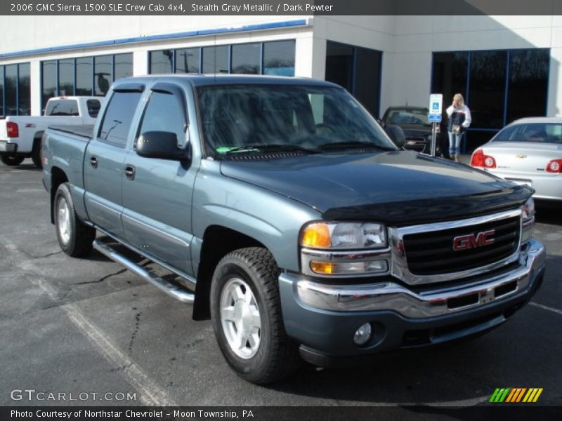 Stealth Gray Metallic / Dark Pewter 2006 GMC Sierra 1500 SLE Crew Cab 4x4