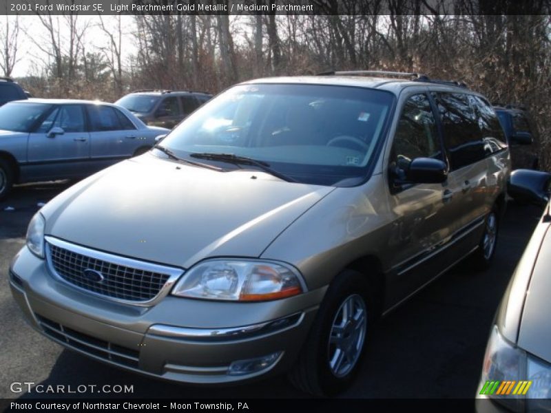 Light Parchment Gold Metallic / Medium Parchment 2001 Ford Windstar SE