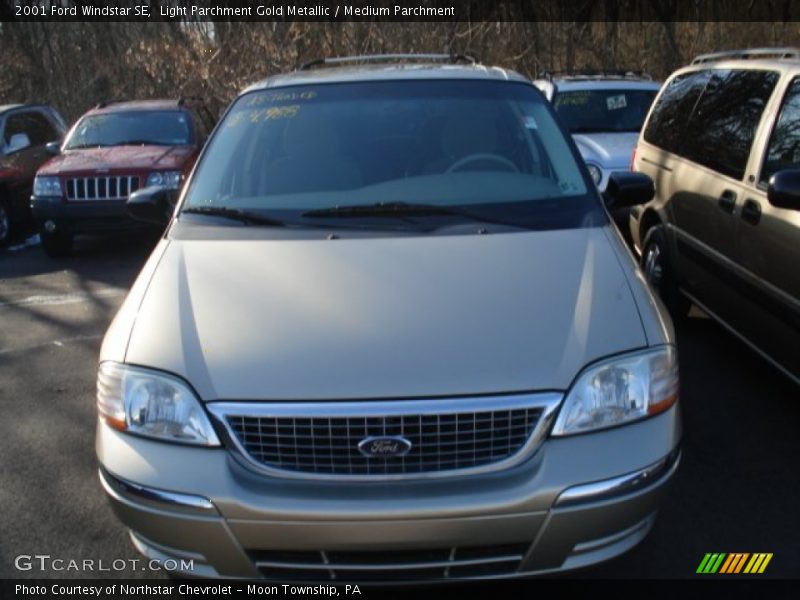 Light Parchment Gold Metallic / Medium Parchment 2001 Ford Windstar SE