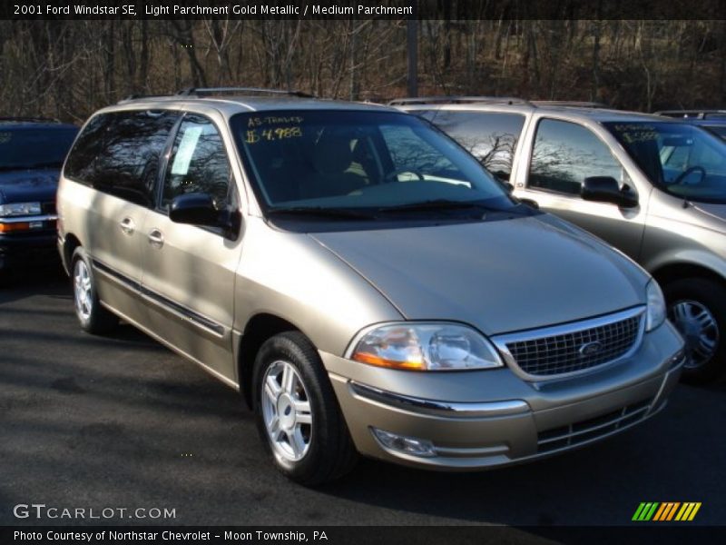 Light Parchment Gold Metallic / Medium Parchment 2001 Ford Windstar SE