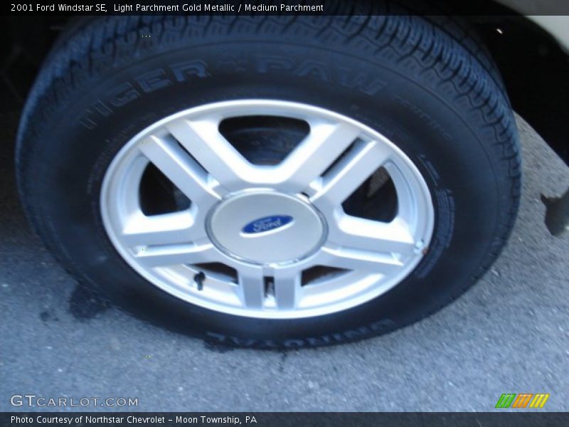 Light Parchment Gold Metallic / Medium Parchment 2001 Ford Windstar SE