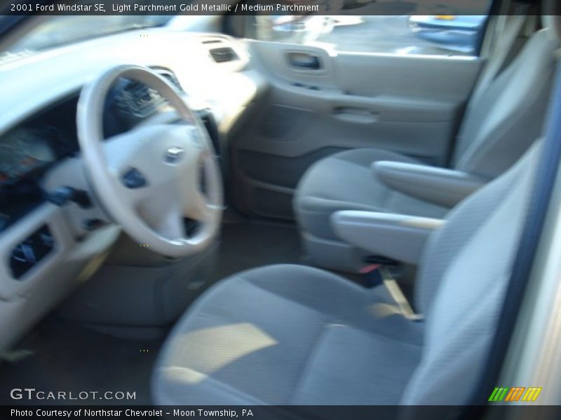Light Parchment Gold Metallic / Medium Parchment 2001 Ford Windstar SE