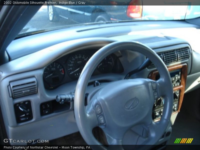 Indigo Blue / Gray 2002 Oldsmobile Silhouette Premier